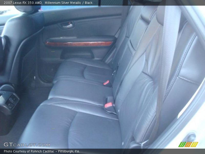 Millennium Silver Metallic / Black 2007 Lexus RX 350 AWD
