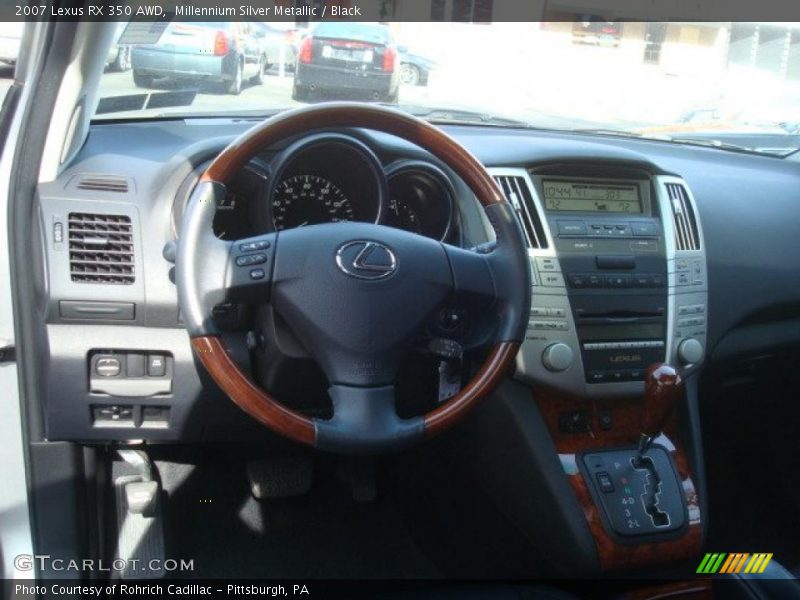Millennium Silver Metallic / Black 2007 Lexus RX 350 AWD
