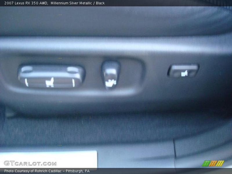 Millennium Silver Metallic / Black 2007 Lexus RX 350 AWD