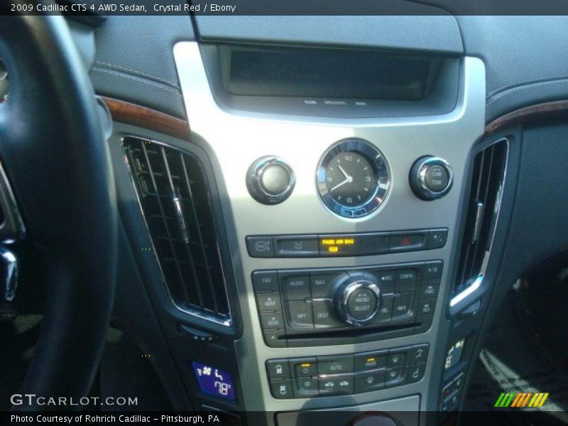 Crystal Red / Ebony 2009 Cadillac CTS 4 AWD Sedan