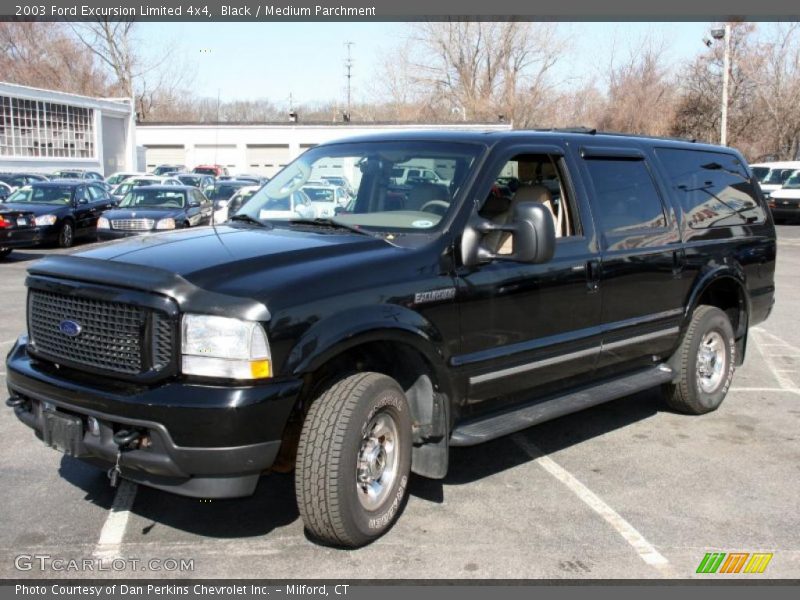 Black / Medium Parchment 2003 Ford Excursion Limited 4x4