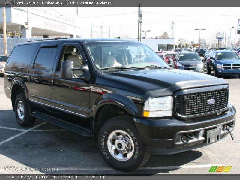 Black / Medium Parchment 2003 Ford Excursion Limited 4x4