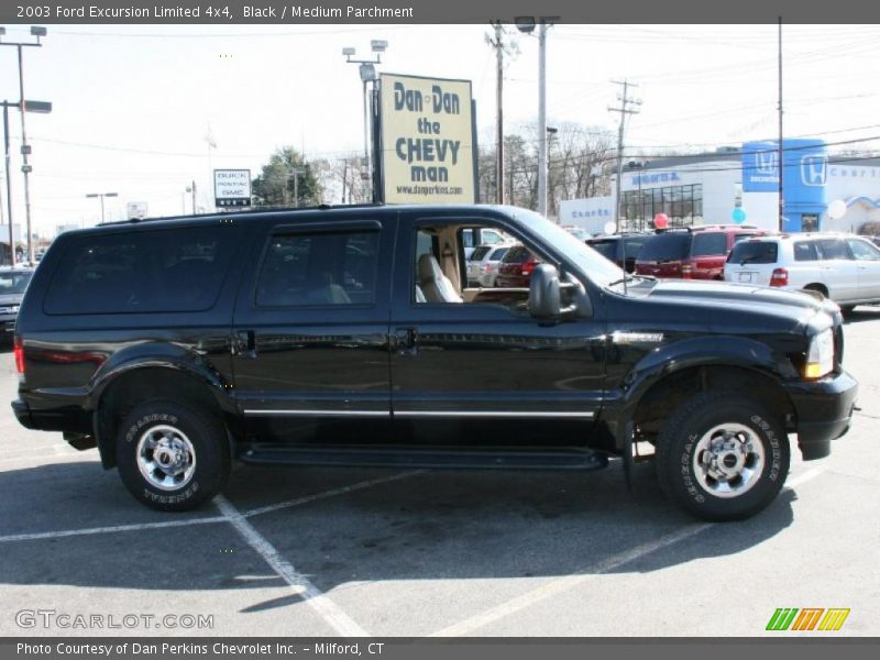 Black / Medium Parchment 2003 Ford Excursion Limited 4x4
