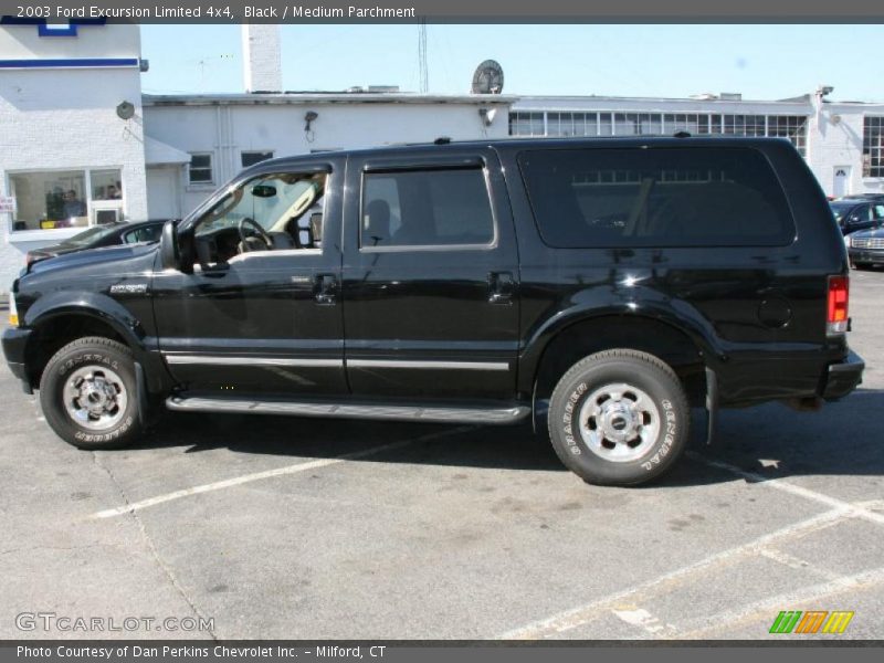 Black / Medium Parchment 2003 Ford Excursion Limited 4x4