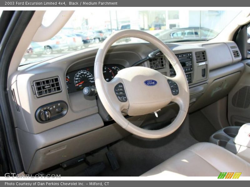 Black / Medium Parchment 2003 Ford Excursion Limited 4x4