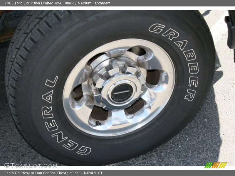 Black / Medium Parchment 2003 Ford Excursion Limited 4x4