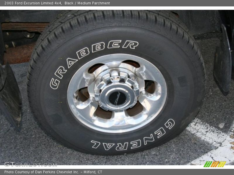 Black / Medium Parchment 2003 Ford Excursion Limited 4x4