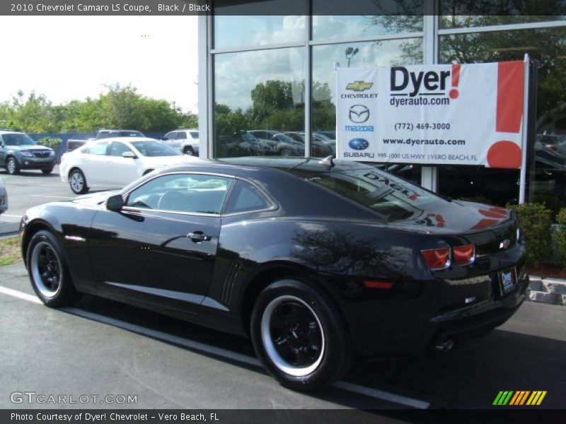 Black / Black 2010 Chevrolet Camaro LS Coupe