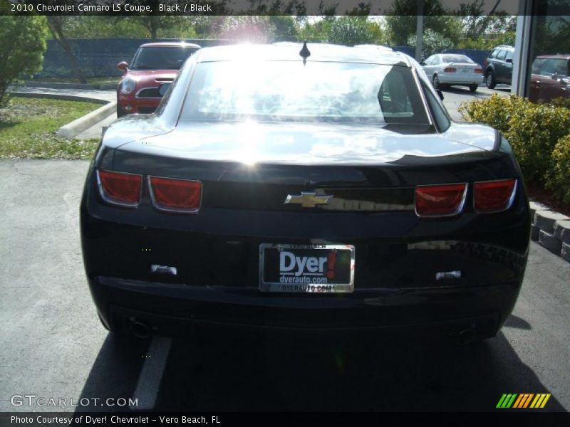Black / Black 2010 Chevrolet Camaro LS Coupe