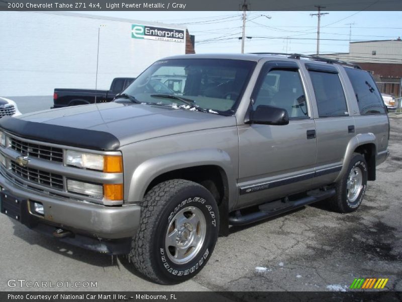 Light Pewter Metallic / Gray 2000 Chevrolet Tahoe Z71 4x4