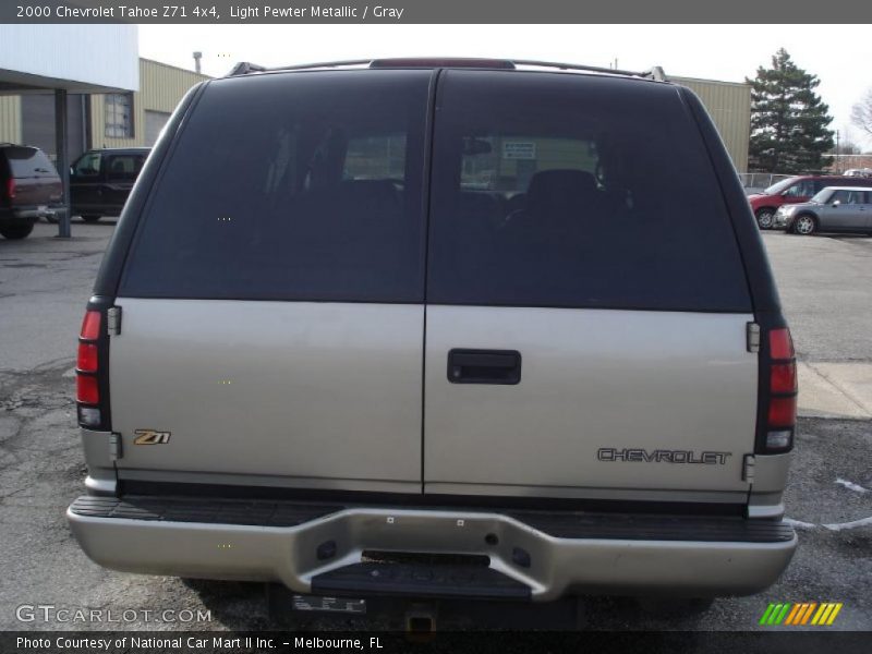 Light Pewter Metallic / Gray 2000 Chevrolet Tahoe Z71 4x4