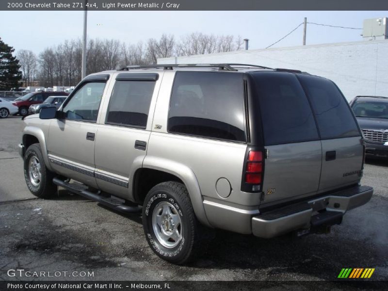 Light Pewter Metallic / Gray 2000 Chevrolet Tahoe Z71 4x4