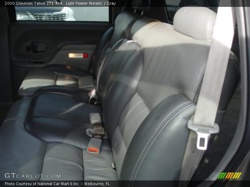 Light Pewter Metallic / Gray 2000 Chevrolet Tahoe Z71 4x4