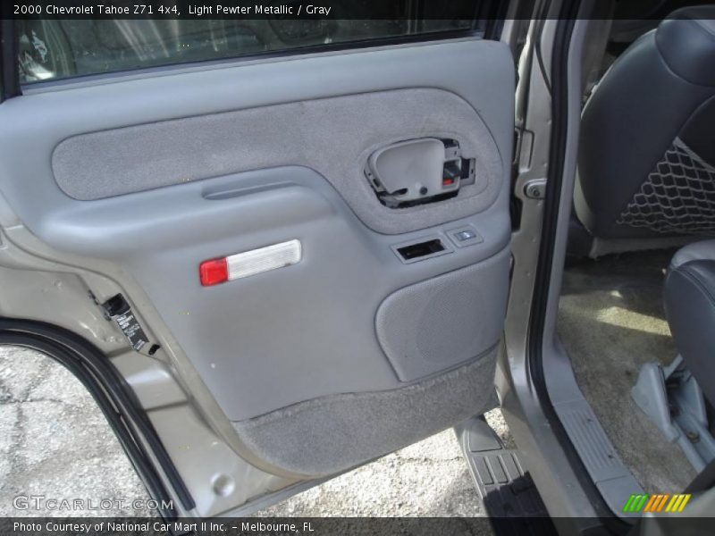 Light Pewter Metallic / Gray 2000 Chevrolet Tahoe Z71 4x4