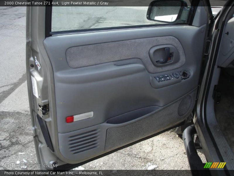 Light Pewter Metallic / Gray 2000 Chevrolet Tahoe Z71 4x4