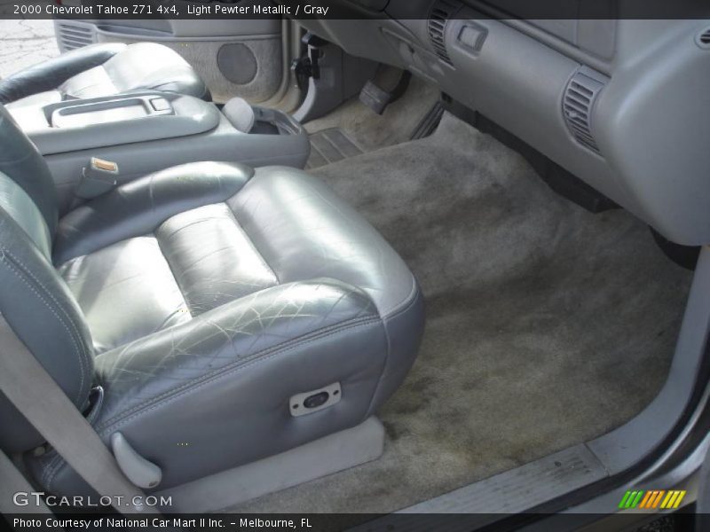 Light Pewter Metallic / Gray 2000 Chevrolet Tahoe Z71 4x4