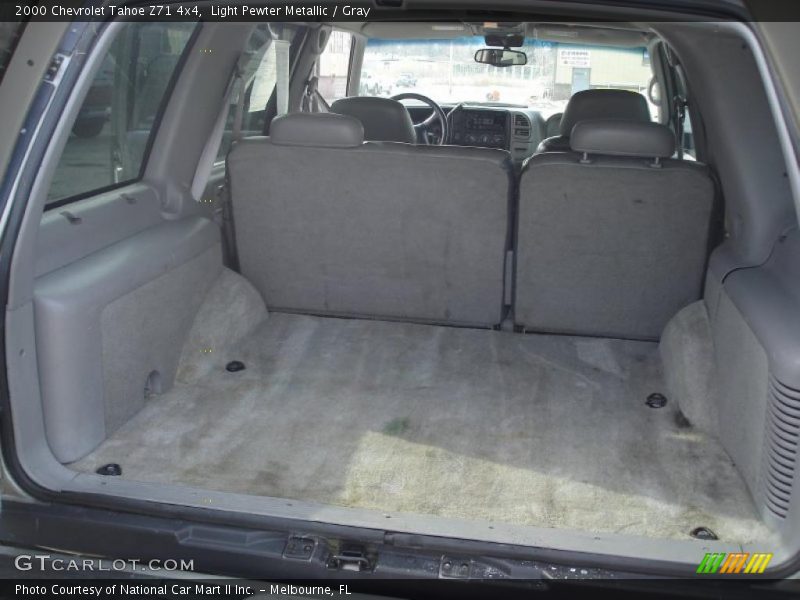 Light Pewter Metallic / Gray 2000 Chevrolet Tahoe Z71 4x4