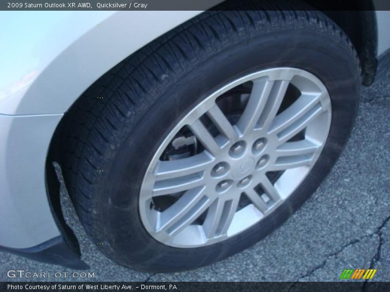 Quicksilver / Gray 2009 Saturn Outlook XR AWD