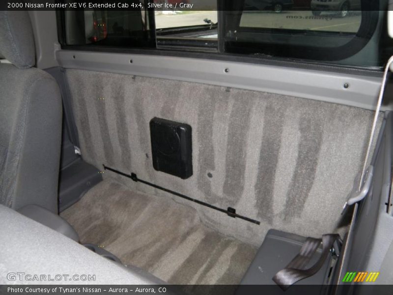 Silver Ice / Gray 2000 Nissan Frontier XE V6 Extended Cab 4x4
