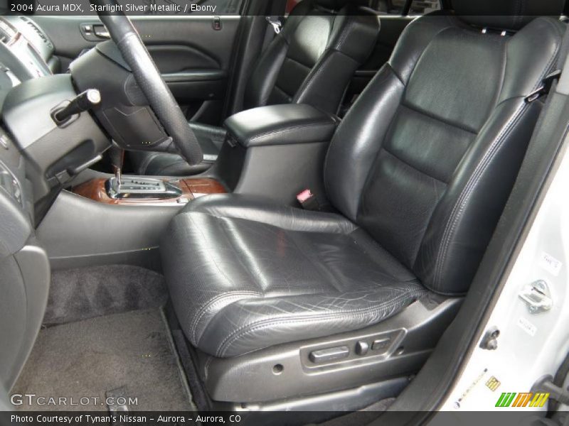 Starlight Silver Metallic / Ebony 2004 Acura MDX