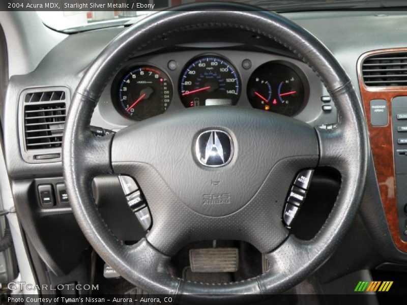 Starlight Silver Metallic / Ebony 2004 Acura MDX