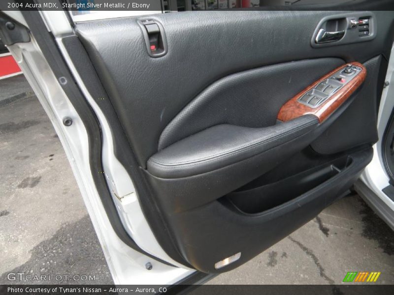 Starlight Silver Metallic / Ebony 2004 Acura MDX