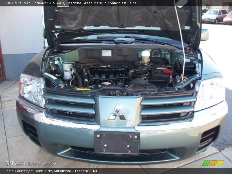Machine Green Metallic / Sandblast Beige 2004 Mitsubishi Endeavor XLS AWD