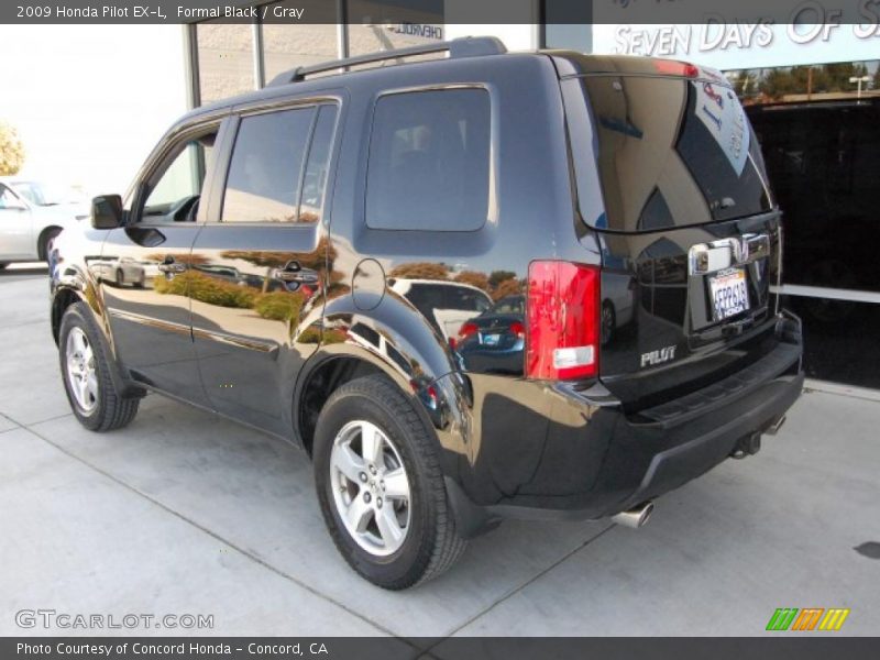 Formal Black / Gray 2009 Honda Pilot EX-L