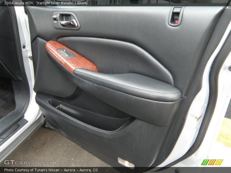Starlight Silver Metallic / Ebony 2004 Acura MDX