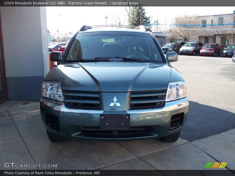 Machine Green Metallic / Sandblast Beige 2004 Mitsubishi Endeavor XLS AWD