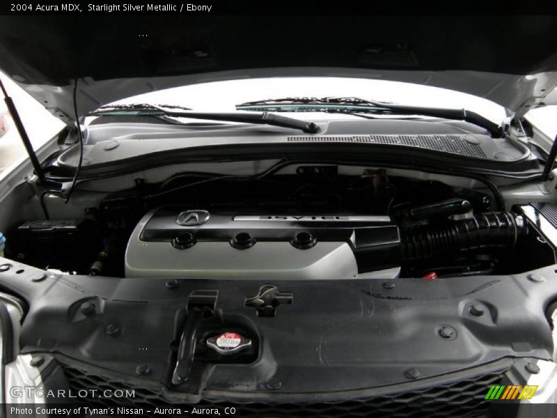 Starlight Silver Metallic / Ebony 2004 Acura MDX