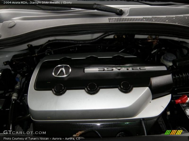 Starlight Silver Metallic / Ebony 2004 Acura MDX