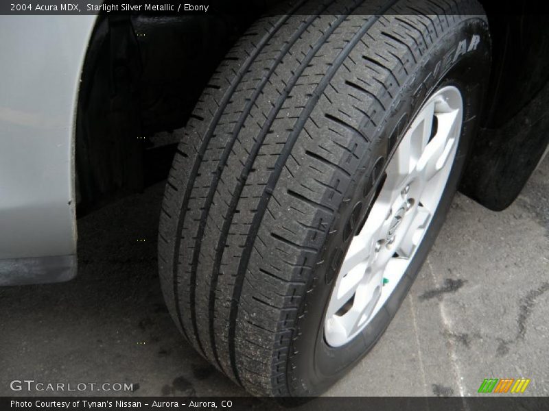 Starlight Silver Metallic / Ebony 2004 Acura MDX