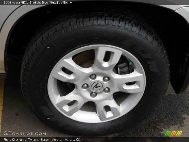 Starlight Silver Metallic / Ebony 2004 Acura MDX