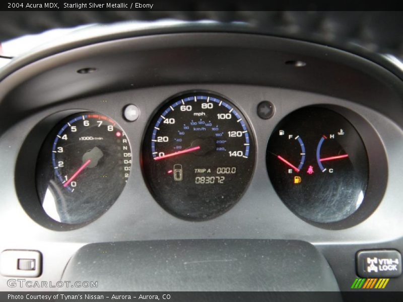 Starlight Silver Metallic / Ebony 2004 Acura MDX
