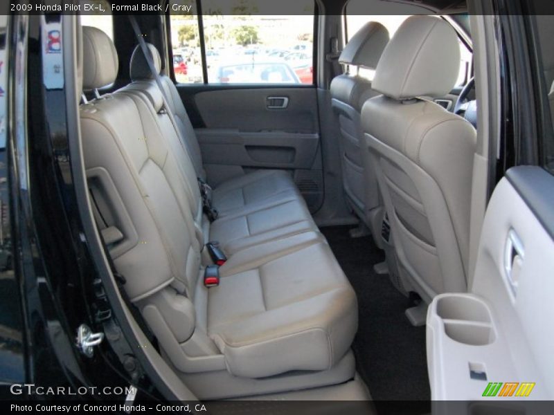 Formal Black / Gray 2009 Honda Pilot EX-L
