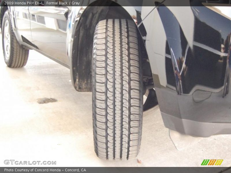 Formal Black / Gray 2009 Honda Pilot EX-L