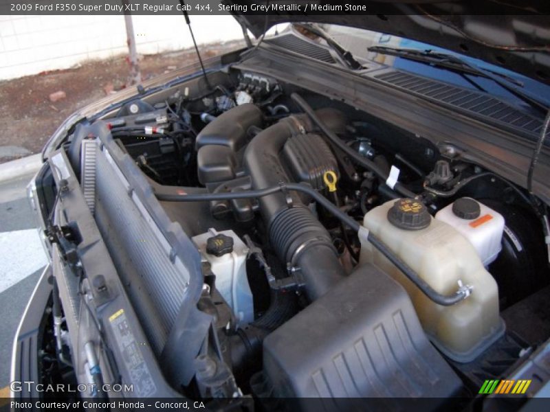 Sterling Grey Metallic / Medium Stone 2009 Ford F350 Super Duty XLT Regular Cab 4x4