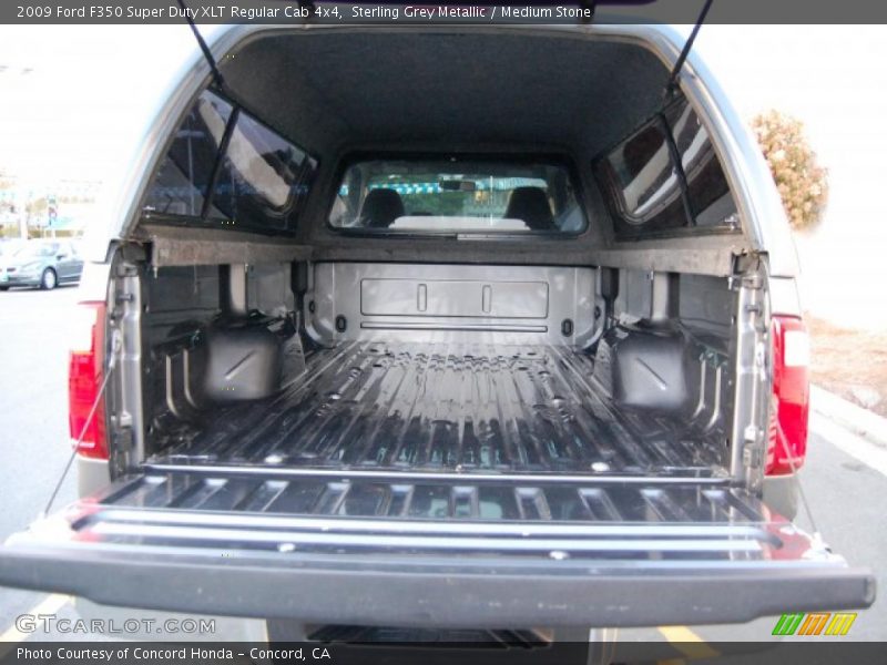 Sterling Grey Metallic / Medium Stone 2009 Ford F350 Super Duty XLT Regular Cab 4x4