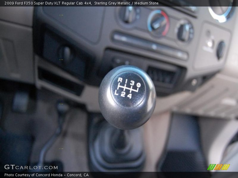 Sterling Grey Metallic / Medium Stone 2009 Ford F350 Super Duty XLT Regular Cab 4x4