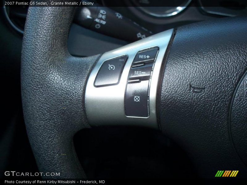 Granite Metallic / Ebony 2007 Pontiac G6 Sedan