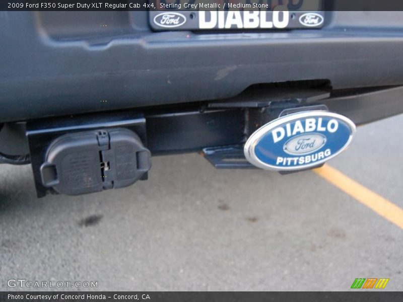 Sterling Grey Metallic / Medium Stone 2009 Ford F350 Super Duty XLT Regular Cab 4x4