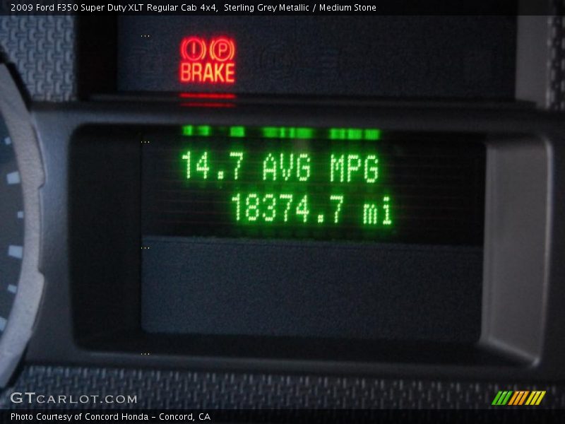 Sterling Grey Metallic / Medium Stone 2009 Ford F350 Super Duty XLT Regular Cab 4x4
