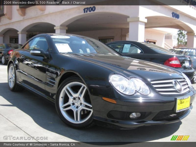 Black / Charcoal 2006 Mercedes-Benz SL 500 Roadster