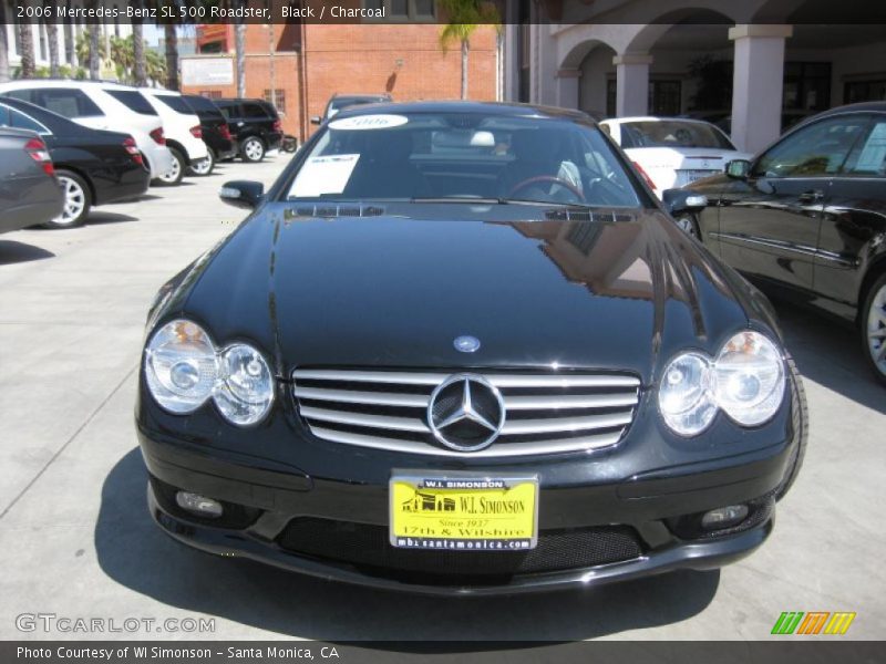 Black / Charcoal 2006 Mercedes-Benz SL 500 Roadster