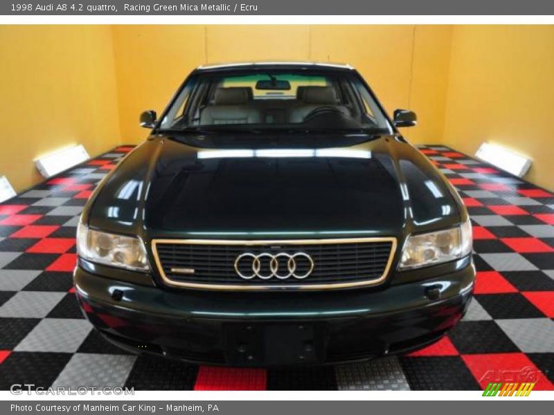 Racing Green Mica Metallic / Ecru 1998 Audi A8 4.2 quattro
