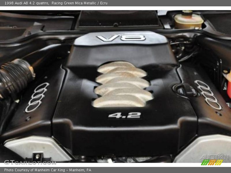 Racing Green Mica Metallic / Ecru 1998 Audi A8 4.2 quattro