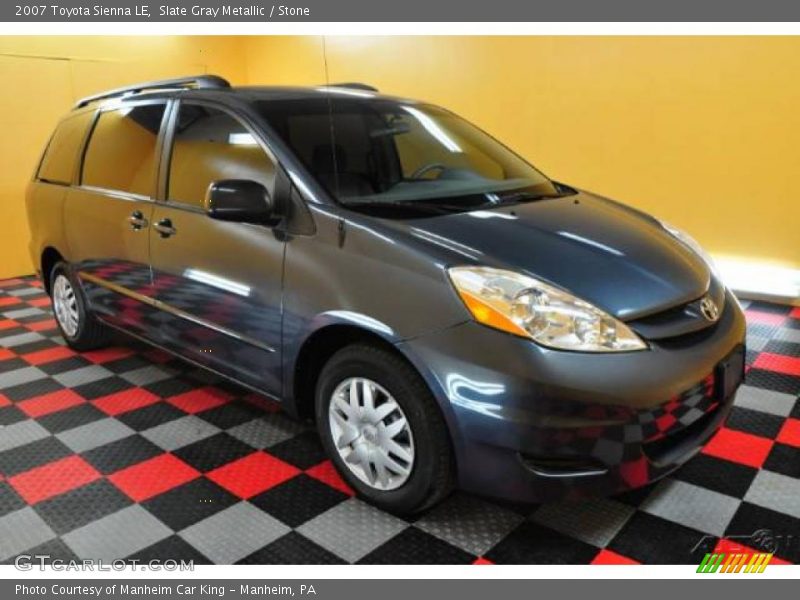 Slate Gray Metallic / Stone 2007 Toyota Sienna LE