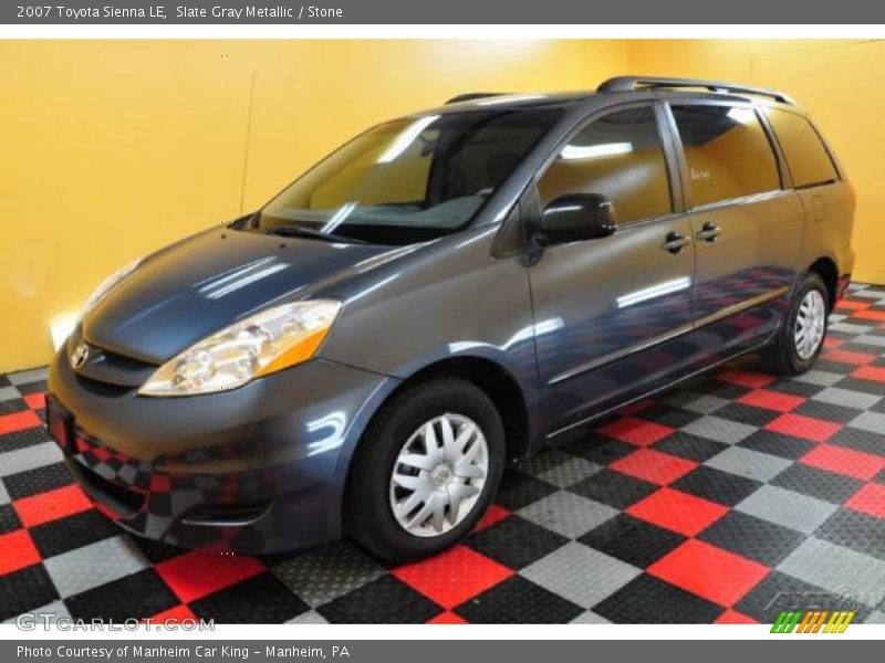 Slate Gray Metallic / Stone 2007 Toyota Sienna LE