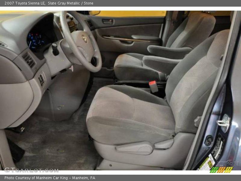 Slate Gray Metallic / Stone 2007 Toyota Sienna LE